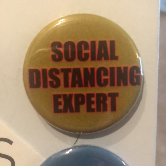 Round Buttons (7) backside Pins - Picture 4 of 10